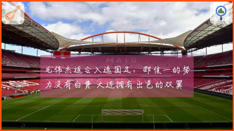 毛伟杰适合入选国足，邵佳一的努力没有白费 大连拥有出色的双翼 李国旭果断选择